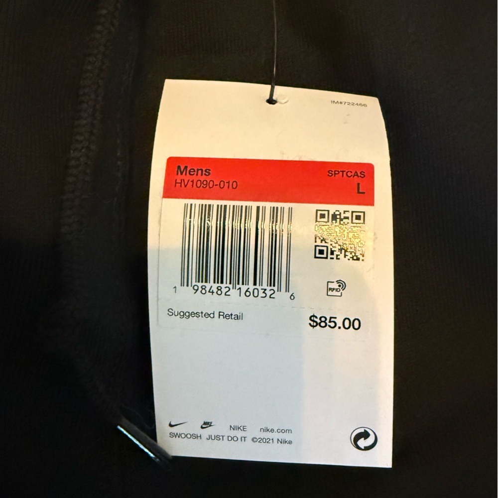 MENS NIKE SOLO SWOOSH FLEECE SWEATPANTS - Picture 11 of 14
